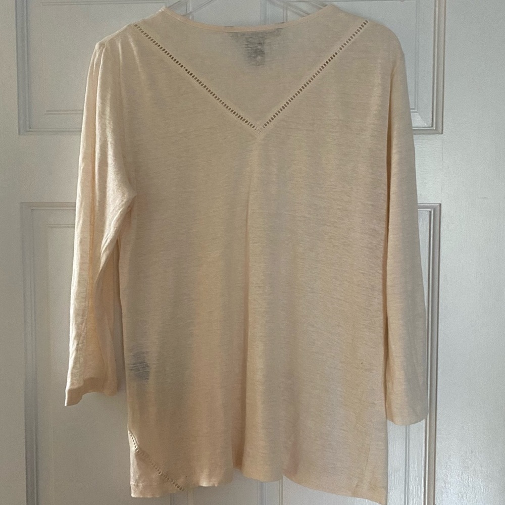 Marc Jacobs Linen Geometric Top - Picture 3 of 9